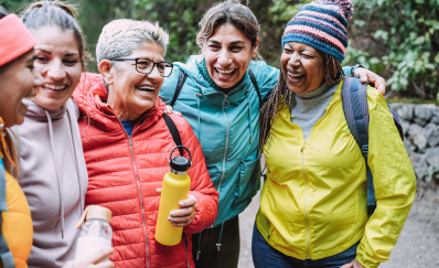 Women laughing