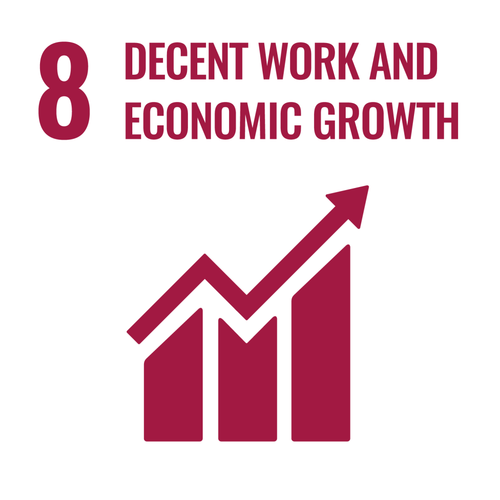 United Nation’s Sustainable Development Goals (SDGs) 8. decent work and economic growth