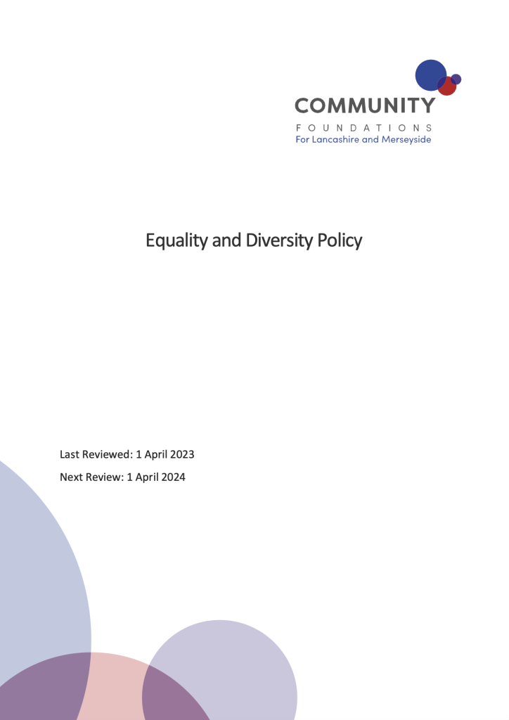 Equality and Diversity Policy PDF